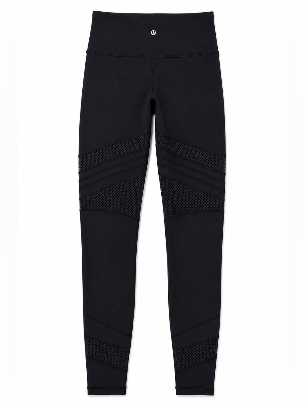 Lululemon Wunder Under Mix & Mesh High Rise 28” Leggings Black Size 6